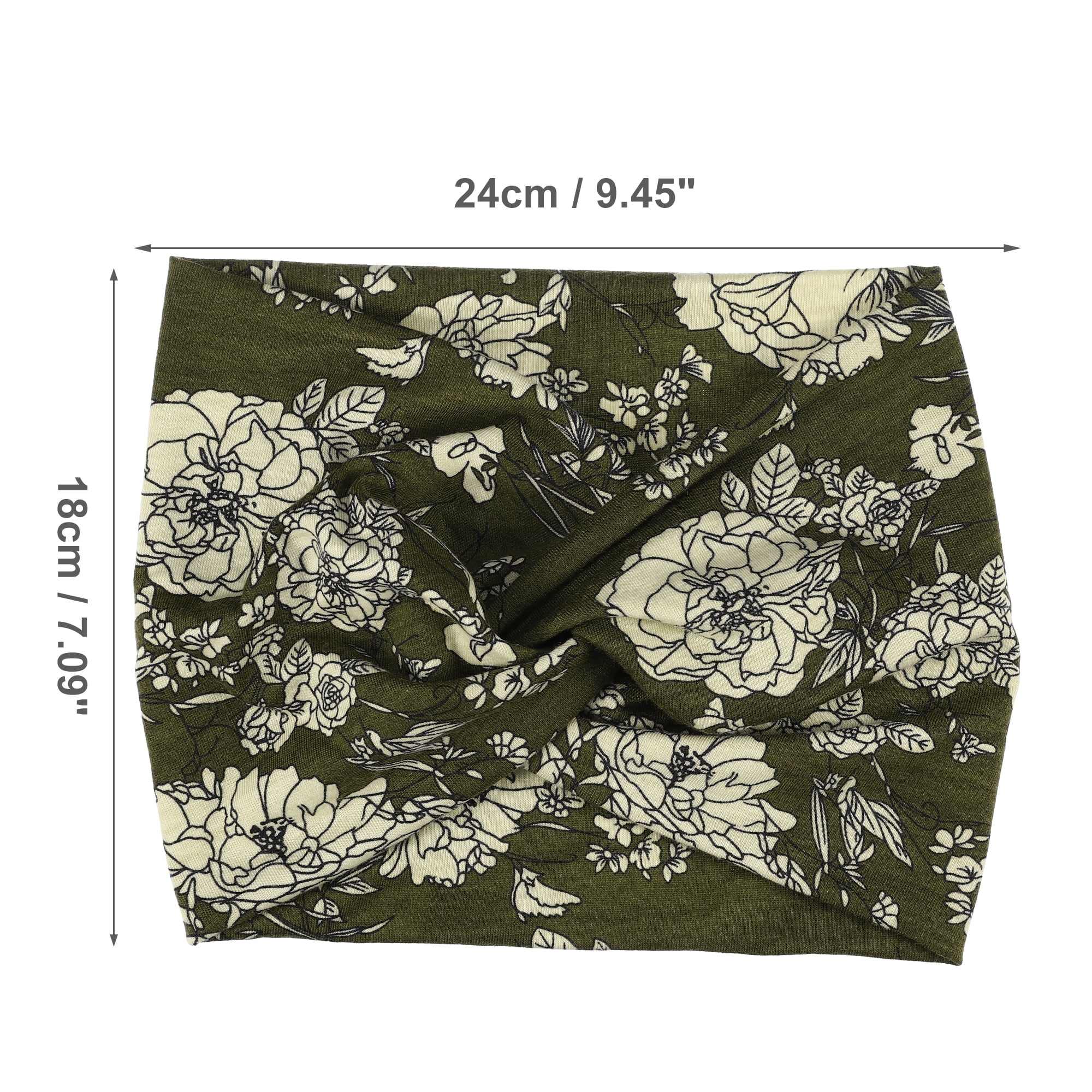 Unique Bargains Fashion Bohemia Widening Knotted Headwrap for Women 4pcs