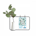 thumbnail image 1 of Fleurs Vertes Dessin s vases Suspendus en Verre transparent Décoration Bouteille, 1 of 2
