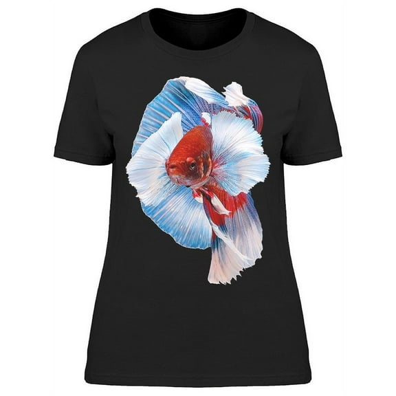 Elegant Siam Betta Fish T-Shirt Women -Image by Shutterstock, Female Medium