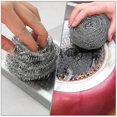 thumbnail image 2 of 12 Pcs Stainless Cleaner Steel Wool Scrubber Metal Scouring Pads Stainless Steel Scourers Wire Steel Sponge, 2 of 3