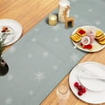 thumbnail image 2 of Winter Pine Tree Table Runner 13x72 Inch Snowflake Christmas Winter Holiday Kitchen Dining Table Decoration for Indoor Outdoor Home Party Decor, 2 of 6