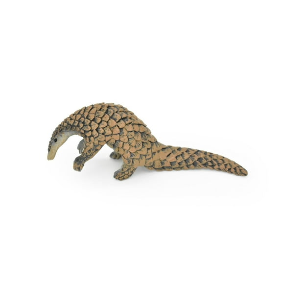 Pangolin Toy, Scaly Anteaters, Very Realistic Rubber Figure, Model, Educational, Animal, Hand Painted Figurines, 7" CH0114 BB93