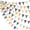 Multi-colored, variant on 32Ft Oh Happy Day Party Decorations Rainbow Colored Fabric Triangle Banner Flag Pennant Bunting Garland Streamers for Birthday Preschool Classrooms Homeschool Wall Desks Everyone Is Welcome Decor