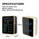 thumbnail image 3 of Tuya WiFi 15 en 1 Detector de Calidad del Aire Portátil Doméstico PM0.3 PM1.0 PM2.5 PM10 CO CO2 TVOC HCHO Tester, 3 of 5
