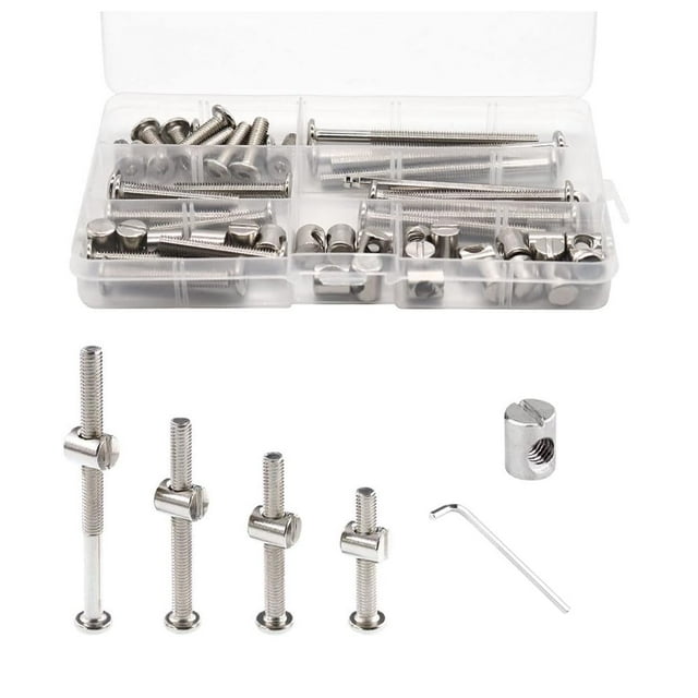 Kit de repuesto de tornillos para cuna, 160 piezas, Lhazemu con herramientas