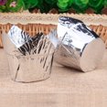 thumbnail image 1 of 50 Uds Soporte para moldear pasteles BRILLAR Color Plata, 1 of 2