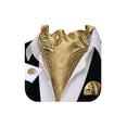 thumbnail image 1 of Conjunto de Ascot Barry.Wang Oro Seda Corbata y Pañuelo de Bolsillo, 1 of 6
