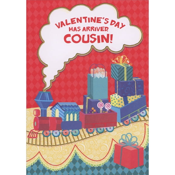 Happy Valentine's Day Cousin Greeting Card w/Envelope