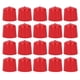 thumbnail image 1 of 20Pcs Red PVC Protection Cover Corrosion Proof Elastic Flame Retardant Lightweight Screw Thread End Cap 40mm, 1 of 5