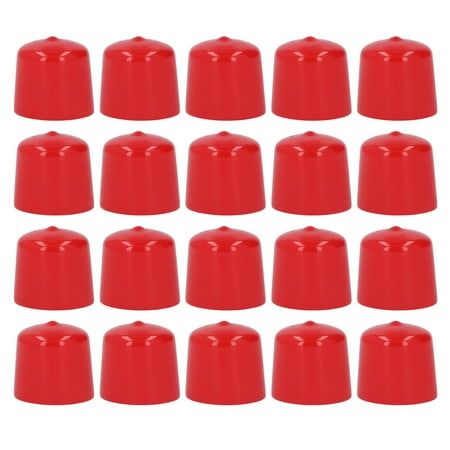 

PVC Pipe End PVC Screw Thread Protection Cover Corrosion Proof Anti Aging 20Pcs Light Weight For Round Pipe Buckle 20mm 30mm 40mm
