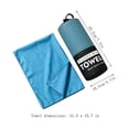 thumbnail image 2 of WWV Home Decoration Double Sided Fleece Sports Towel Portable Quick Dry Absorbent Microfiber Fitness Yoga Swimming Gym Towel with Carry Tube Bag for Family, 2 of 6