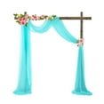 thumbnail image 1 of relayinert 2 Pcs/ensemble Rideau d'Arche de Mariage Réutilisable Résistant aux Déchirures Résistant à l'Usure pour Style Artistique Durable Bleu Ciel, 1 of 1