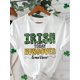 thumbnail image 2 of Playera Deportiva Manga Corta Mujer Dry-FitLucky St. Patrick'S Day&Sequin 'IRISH TODAY HUNGOVER TOMORROW 'Print Crew Neck T-shirt, Four seasons casual short-sleeved T-shirt, Women'S ClothingFather's, 2 of 8