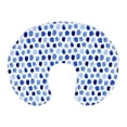 thumbnail image 1 of Paquete de funda de almohada de lactancia con cáscara de maní para bebé niño o niña | SHOPBOP dinosaurios y lunares azul marino, 1 of 5