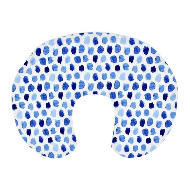 Paquete de funda de almohada de lactancia con cáscara de maní para bebé niño o niña | SHOPBOP dinosaurios y lunares azul marino
