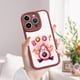 thumbnail image 3 of Elegante y duradera: Funda de teléfono a prueba de golpes de goma TPU con patrón de dibujos animados para la serie iPhone, 3 of 4