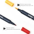 thumbnail image 5 of FURNIX 24 Colors Watercolor Markers,Water-Based Brush Pens,24 Vibrant Markers,Smooth Ink Non-Toxic,Adult Coloring Books Illustrations, 5 of 9