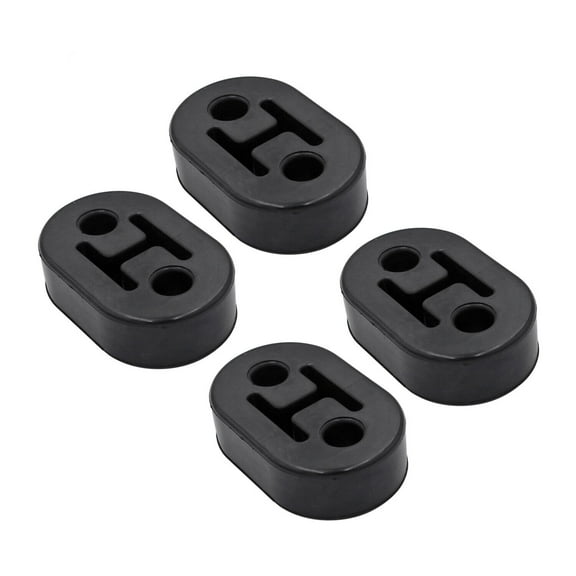4PCS Heavy Duty Rubber Exhaust Tail Pipe Mount Bracket Hanger Bushing Insulator
