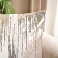 thumbnail image 4 of Safavieh Prasla Pillow Pillow, Taupe / Gold, 1'-6" X 1'-6" , Square, 4 of 5