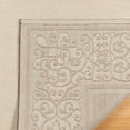 thumbnail image 5 of Gertmenian Paseo Tedo Transitional Damask Sand/Havana Indoor/Outdoor Area Rug, 5x7, 5 of 8