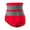 Red, variant on Women's High Waist Shapewear Shorts Wave Pattern Compression Brief Shapewear Strentchy Tummy Control Body Shaper for Women XS