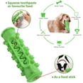 thumbnail image 6 of EIMELI Dog Bones for Aggressive Chewers Dog,Toothbrush Stick Chew Molar Puppy Teething Toys, Dog Toys Dental Chews Indestructible, Durable Natural Rubber Teeth Cleaning Dog Bite Treat-Green, 6 of 7