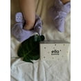 thumbnail image 4 of Ella Bonna Muslin Stay On Baby Booties, Lilac, 6-12 Months, 4 of 6