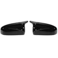 thumbnail image 1 of Par Retrovisor Espejo Cubiertas Tapa Reemplazo para Coche Brillo Negro, 1 of 6