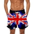 thumbnail image 2 of 3D Printed Union Flag Pattern Board Shorts For Men Outdoor Quick Dry Sport Beach Shorts Casual Mens Swim Trunks Gym Shorts, 2 of 6