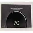 thumbnail image 3 of Google Nest Learning 4th Gen learning Thermostat With 2 Pack Google Nest Temperature Sensor 2nd Gen - Polished Obsidian - GA05557-US, 3 of 7