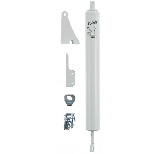 Wright Products Standard Duty Pneumatic Door Closer, White Finish
