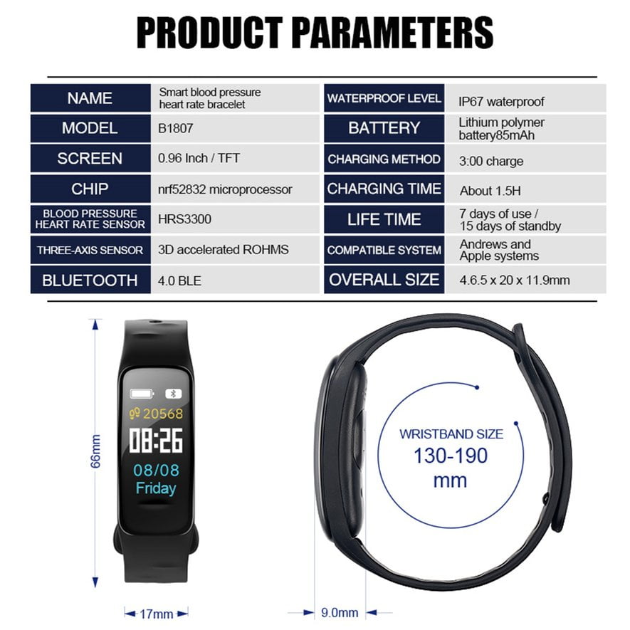 c1 plus smart bracelet