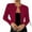 Wine, variant on Women’s Elegant Open Front Long Sleeve Bolero Shrug Jacket – Lightweight Cardigan for Dressy and Casual Outfits