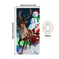 thumbnail image 5 of OEFNTAC Christmas Door Cover Polyester Tapestry Hanging Door Wrap Decoration Easy Install Holiday Party Entryway Merry Christmas Winter Door Decor Foldable Reusable Classroom 35x71in, 5 of 9