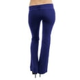 thumbnail image 3 of Vivian's Fashions Yoga Pants - Extra Long, Misses Size (Royal Blue, 4X), 3 of 3
