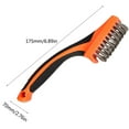 thumbnail image 3 of Cleaning Brush,Sanding Brush Copper Wire Brush Encrypted Stainless Steel Wire Brush Cleaning Brush Kitchen Long Handle Wire Brush Removal Small, 3 of 4