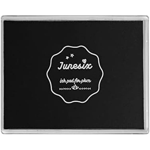 Ink Pad, 5x4'' Washable  Ink  Pad for  Footprint Handprint, Black