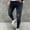 Black, variant on Mens Jeans Slim Fit Bootcut Spring And Summer Fashion Casual Sports Popular Jeans Denim Pants