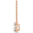 thumbnail image 5 of Lab Diamond Pendant Necklace For Women | 1.5 Ct IGI Certified Round Lab Grown Diamond | Lluvia Round Solitaire Diamond Pendant With Gold Chain | 14K Rose Gold | FG-VS Quality, 5 of 6