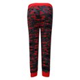 thumbnail image 2 of Innerwin Pantalon de Sport Cordon Dames Bas de Course Taille Élastique Respirant Capri Pantalon Rouge 3XL, 2 of 6