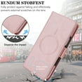 thumbnail image 6 of ELEHOLD Wallet Magnetic Case For Google Pixel 10 Pro XL Detachable Back,  Compatible with Mag-safe, 2 in 1 Shockproof Soft PU Leather Flip Card Slot Magnetic Case ,Pink, 6 of 9