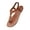 Brown, variant on Womens Flat Sandals Pinch Toed Nail Flat Sole Sandals Women Wearing Elastic Lightweight Beach Sandals Black 37
