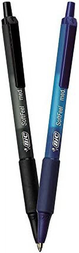 BIC-BIC Soft Feel Retractable Ballpoint Pen, 1mm, Assorted Ink/Barrel, 36/Pack (SCSM361AST)