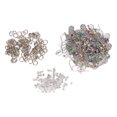 thumbnail image 3 of 300pcs Earring Hooks Kit Stainless Steel Mixed Colors Earring Hooks Set with Jump Rings Earring Backs for Earring Making, 3 of 5