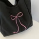 thumbnail image 3 of Bolso Elegante Compras Sencillo Mano Con Lazo para Mujer Lona Fiesta Y, 3 of 9
