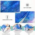 thumbnail image 5 of GZHJMY Blue Galaxy Body Pillowcase Super Soft Cozy Plush Pillow Case with Zipper for Sofa Bed Couch, 21 x 54 Inch, 5 of 7