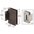 thumbnail image 5 of CRL GEN5740RB Oil Rubbed Bronze Geneva Series 5 Degree Pre-Set Wall Mount Short Back Plate Hinge, 5 of 5