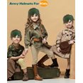 thumbnail image 3 of Casco de camuflaje de plástico Cotiny Kids Army para Halloween, 3 of 7