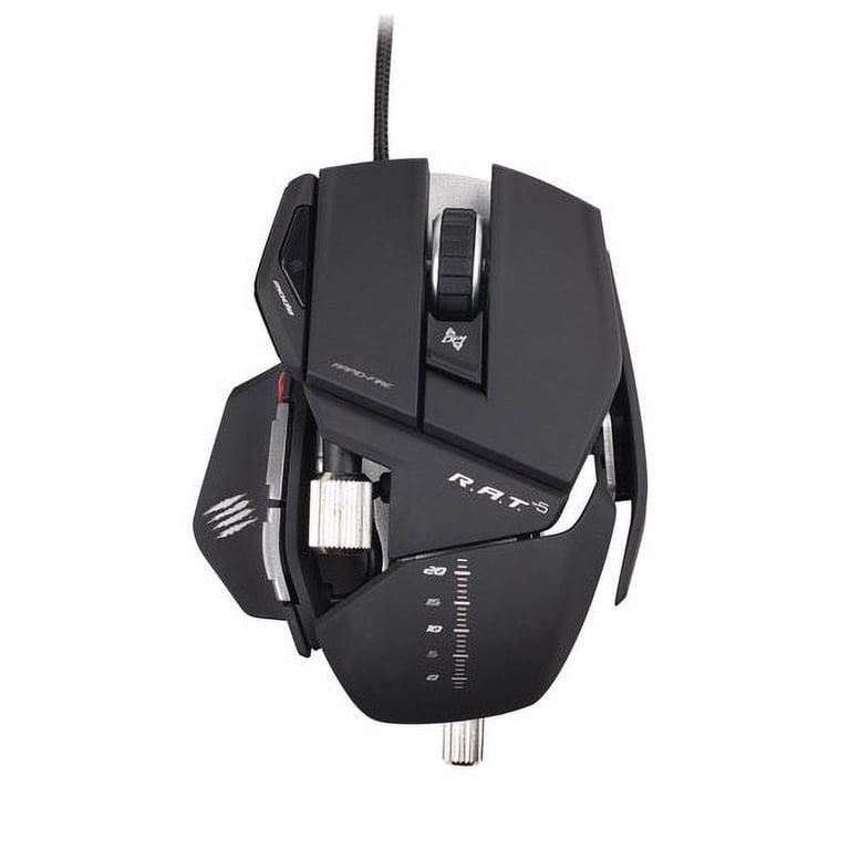 R.A.T. 5 Gaming Mouse for PC and Mac - Matte Black: Electronics