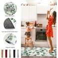 thumbnail image 6 of Kitchen Rugs Set of 2 Watercolor Vines Kitchen Mats Rugs Non Skid Washable Anti Fatiguee Repeating Delicate Doormat Carpet for Bedroom Bathroom Living Room 19.7x31.5in+19.7x47.2in, 6 of 6